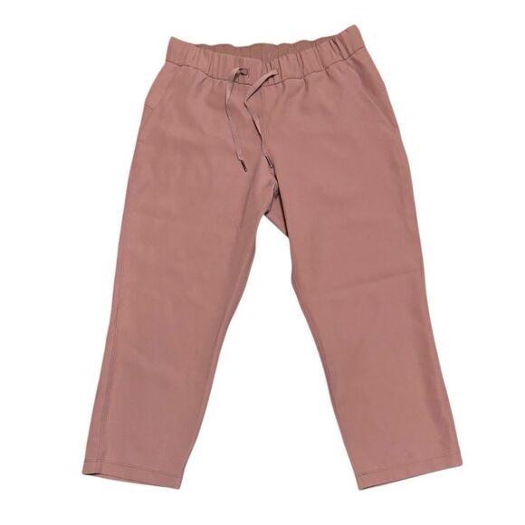 Lululemon On-The-Fly Crop Pants - Woven 23", "Red Dust" - Picture 2 of 5